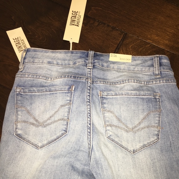 Vintage America Boho Crop Jeans - Picture 8 of 8